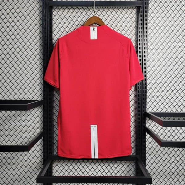 Manchester United 2007/2008 Home Champions League Retro Jersey - Image 2