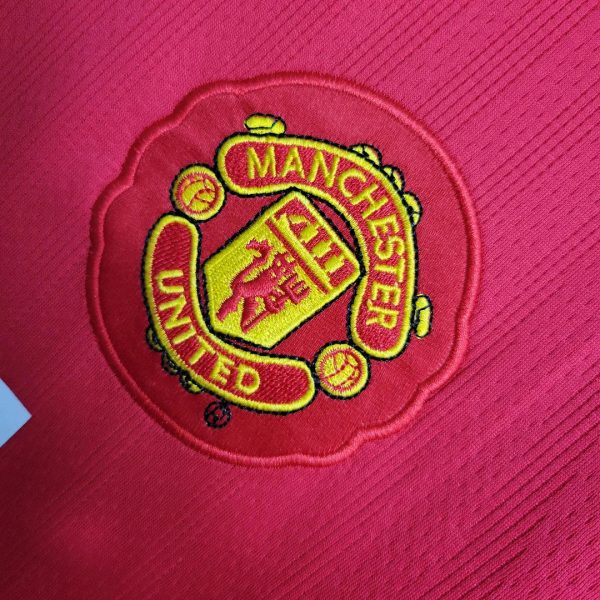 Manchester United 2007/2008 Home Champions League Retro Jersey - Image 3