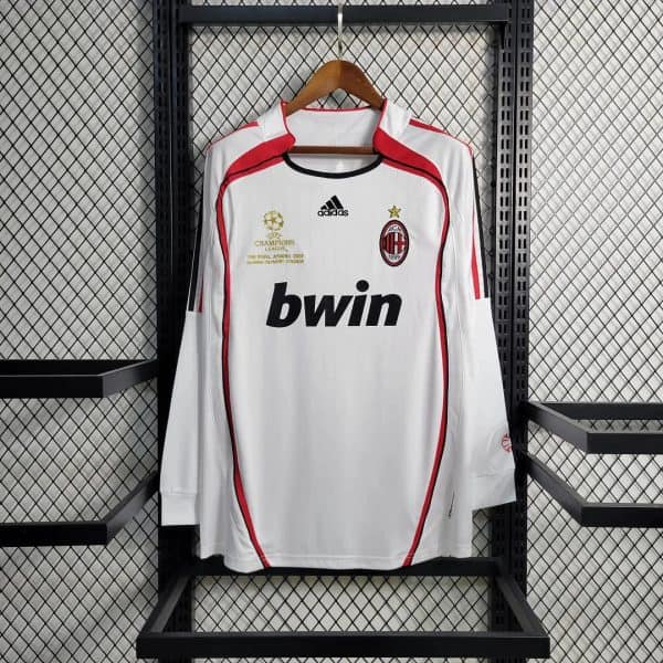 AC Milan 2006/2007 Away Long Sleeve Retro Jersey - Image 1