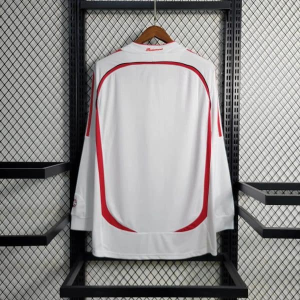 AC Milan 2006/2007 Away Long Sleeve Retro Jersey - Image 2