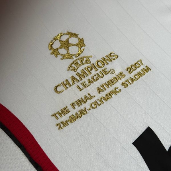 AC Milan 2006/2007 Away Long Sleeve Retro Jersey - Image 5