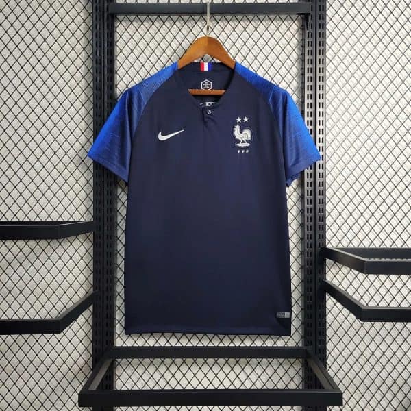 France 2018 Home Retro Jersey - Image 1
