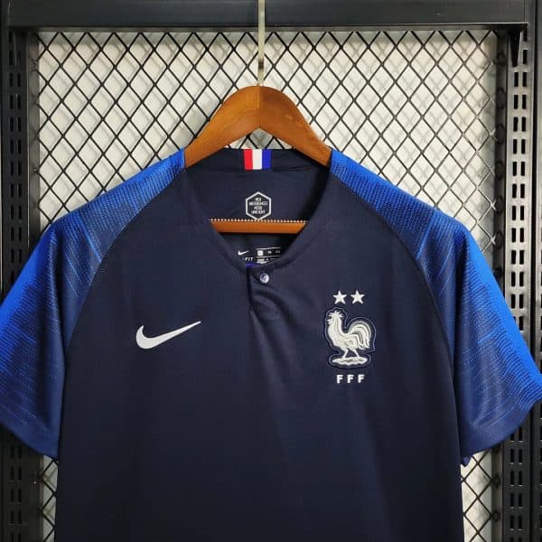 France 2018 Home Retro Jersey - Image 3