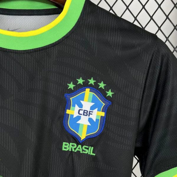 Brazil Black Parrot Jersey - Image 4