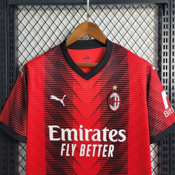 AC Milan 2023/2024 Home Jersey - Image 3