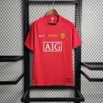 Manchester United 2007/2008 Home Champions League Retro Jersey
