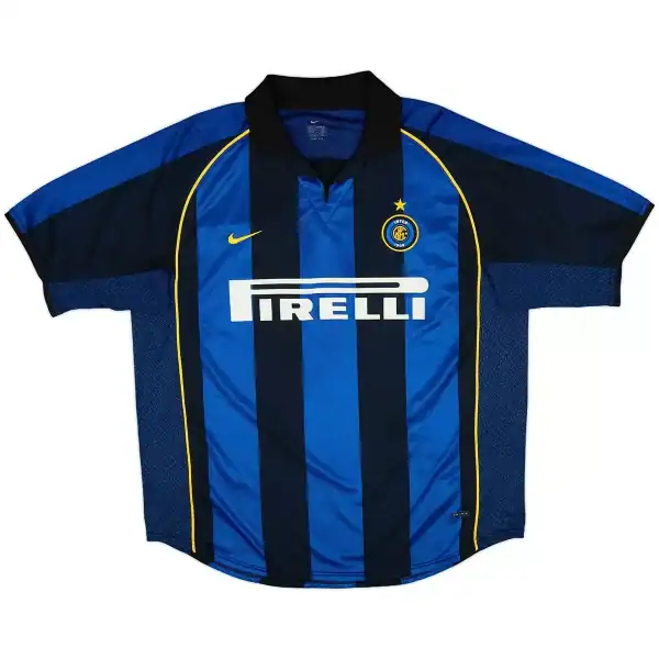 Ronaldo #9 Retro Inter Milan Home Jersey 2001/02 - Image 2