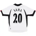 Saha #20 Retro Fulham Home Jersey 2001/02