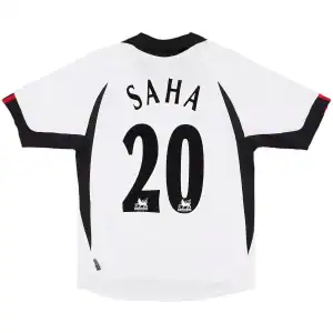 Saha #20 Retro Fulham Home Jersey 2001/02