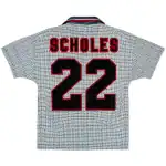 Scholes #22 Retro Manchester United Away Jersey 1995/96